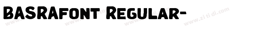 BASRAfont Regular字体转换 BASRAfont Regular字体转换